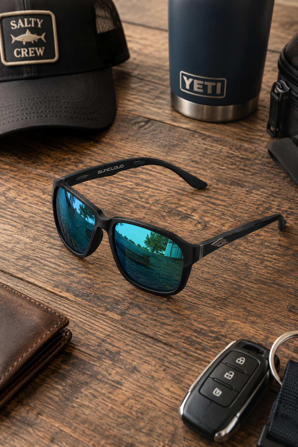 Men's Square Polarized Sunglasses